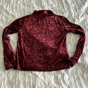 Old Navy Velvet Mockneck Top